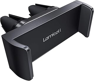 Lamicall Car Phone Holder, Universal Vent Mount - 360 Rotating Air Vent Cradle Stand for iPhone 17 16 15 14 Pro Max Plus Air, 13 12 Pro Max Mini, 11…
