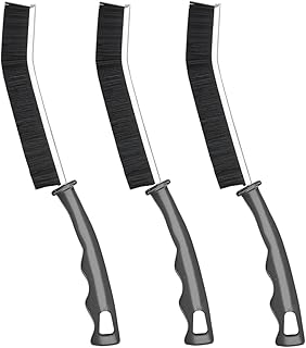 CUCM Hard-Bristle Crevice Cleaning Brushes, 3 Pieces, for Narrow Corners, Kitchen, Bathroom and Windows