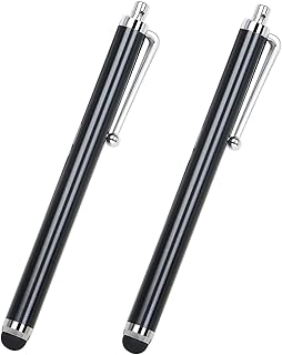 TRIXES 2PC Stylus Pens — Precision Silicone Tip — Universal Compatibility | scratch-free navigation, tablets, smartphones, laptops, iPad, kindles, dual…