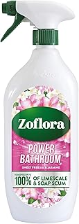 Zoflora Sweet Freesia & Jasmine Power Bathroom Cleaner Spray, 800ml