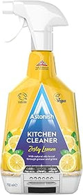 Astonish Kitchen Cleaner, Vegan and Cruelty-Free, Zesty Lemon, 750ml