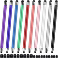 Stylus Pen [10 Pack] 2-in-1Universal Capacitive Touch Screen Pens for iPad/iPhone/Smartphones and Tablets,Compatible with All Capacitive Touch…