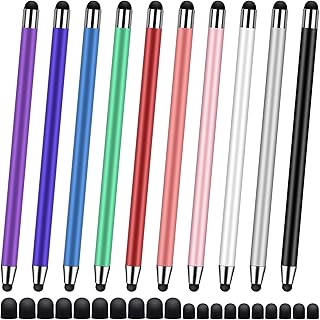 Stylus Pen [10 Pack] 2-in-1Universal Capacitive Touch Screen Pens for iPad/iPhone/Smartphones and Tablets,Compatible with All Capacitive Touch…