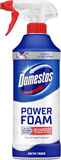 Domestos Power Foam Arctic Fresh Toilet and Bathroom Cleaner Spray, 450ml